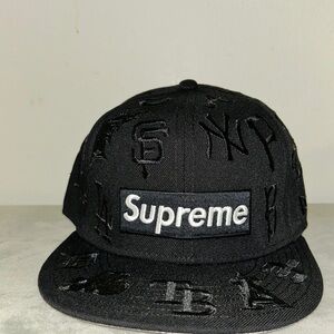 New Era Black Embroidered Cap
